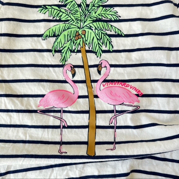 Vineyard Vines Girls' Flashy Flamingo Tee - Picture 3 of 6